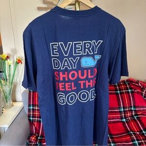 Vineyard Vines Men's Classic Navy Tee